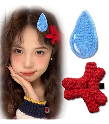 Amazon | 怒りヘアピン 水滴無言ヘアピン 1/2/3本入 可愛い おしゃれ